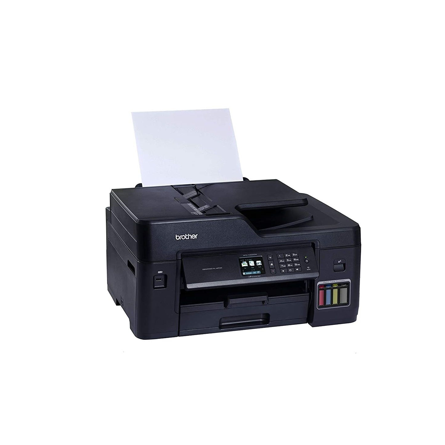 Impresora Brother Multifuncional MFC-T4500DW, Impresora, Copiadora, y Escáner, A3, sistema de tanque de tinta, USB, Wi-Fi.