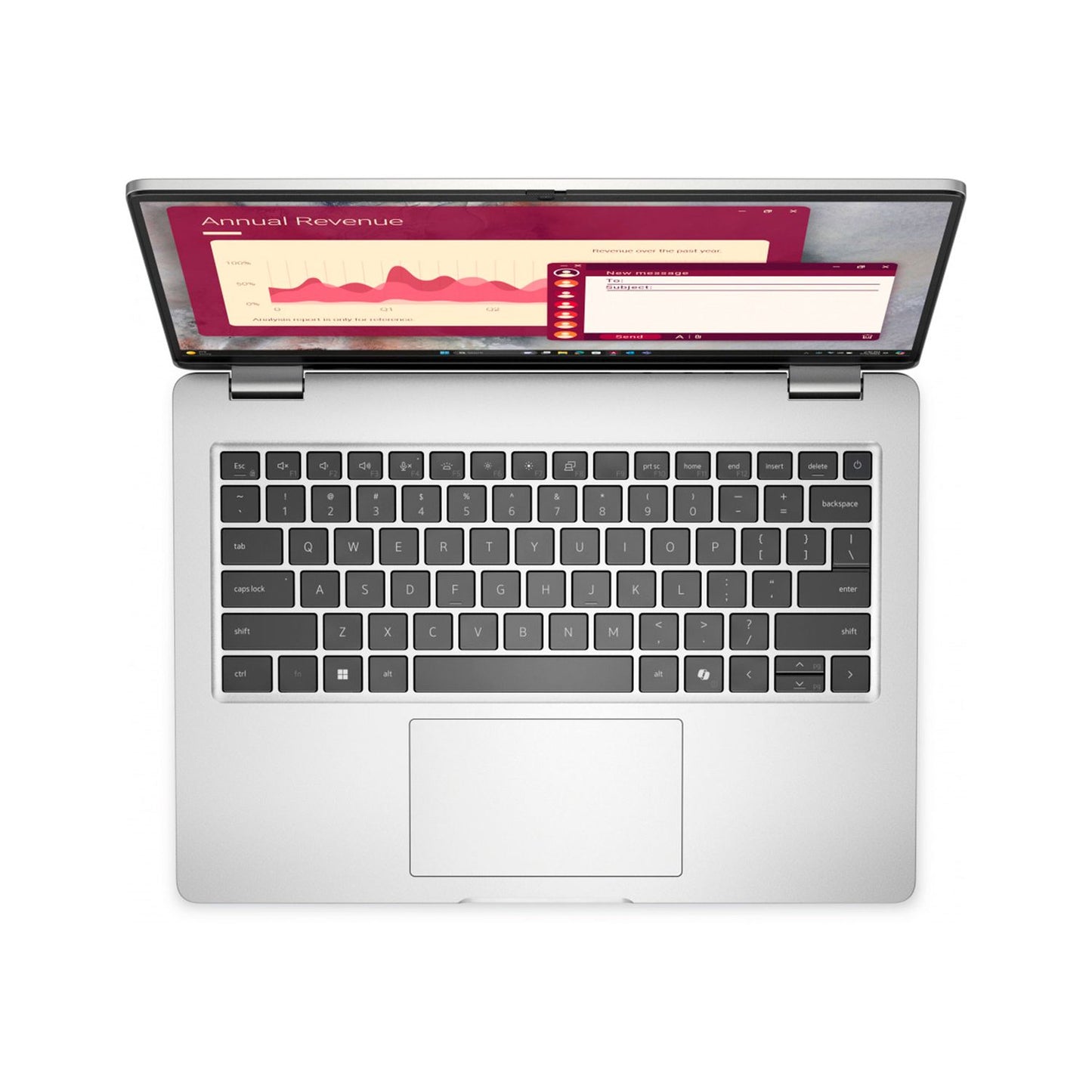 Laptop Dell Pro 16 Silver, Intel Core Ultra 7 255U Hasta 5.2, RAM 16GB, SSD 512 GB, LED 16" WUXGA, Windows 11 Pro