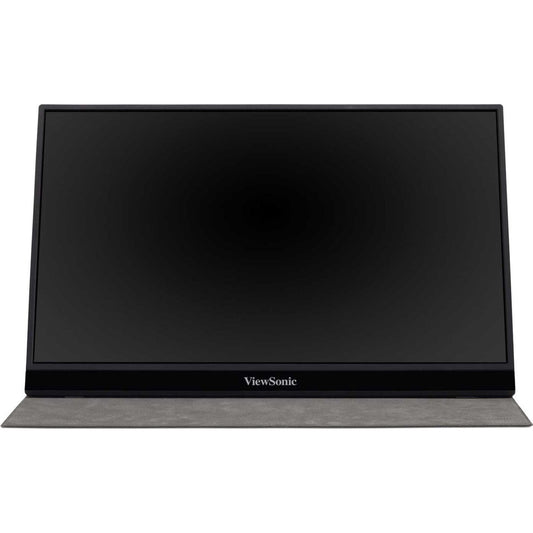 Monitor ViewSonic VG1655 Portable, 16" Full HD (1920x1080) con Panel IPS, USB-C, Mini-HDMI, Compatible con Windows, macOS, Chrome OS y Android. Peso: 0.99 kg + Premium Cover de REGALO