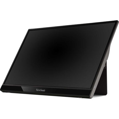 Monitor ViewSonic VG1655 Portable, 16" Full HD (1920x1080) con Panel IPS, USB-C, Mini-HDMI, Compatible con Windows, macOS, Chrome OS y Android. Peso: 0.99 kg + Premium Cover de REGALO