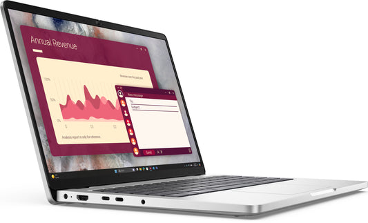 Laptop Dell Pro 14 Silver, Intel Core Ultra 5 235U Hasta 4.9 GHz, RAM 16GB, SSD 512 GB, LED 14" WUXGA, Windows 11 Pro