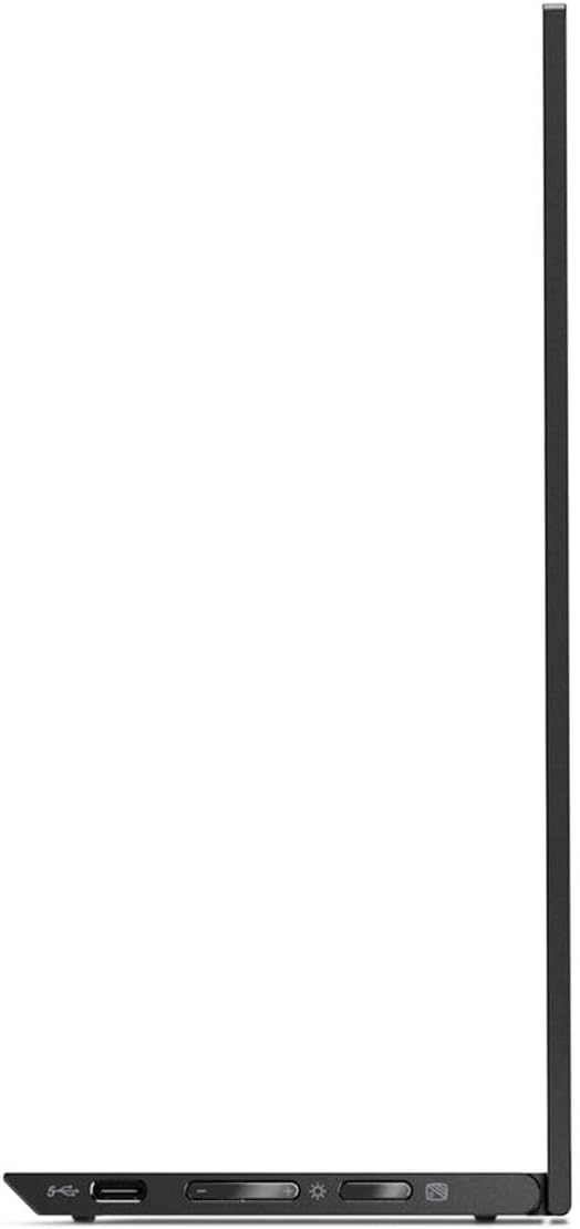 Monitor portatil Lenovo ThinkVision M14, 14" Full HD (1920x1080), WLED, USB tipo C, 72% NTSC, Respuesta 6 ms, 300 nits, Peso 0,57 kg