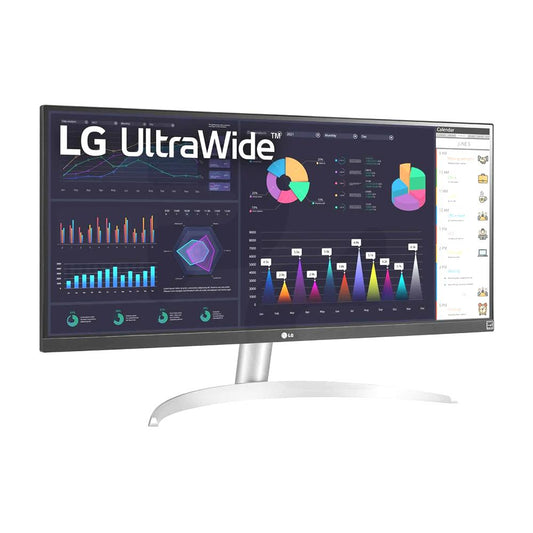 Monitor LG UltraWide 29WQ600, LED IPS de 29'' WFHD (2560x1080), 75Hz, sRGB>99%, DisplayPort, USB-C, Altavoces de 7W MaxxAudio con Microbordes, AMD FreeSync