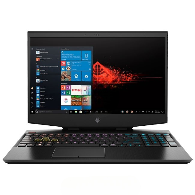 Laptop HP Omen 15-DH1065 Gaming, Intel Core i7-10750H 2.6GHz, RAM 16GB, SSD 512GB + HDD 1TB, Video 8GB NVIDIA RTX 2070, LED 15.6" Full-HD a 144Hz, Windows 11 Home