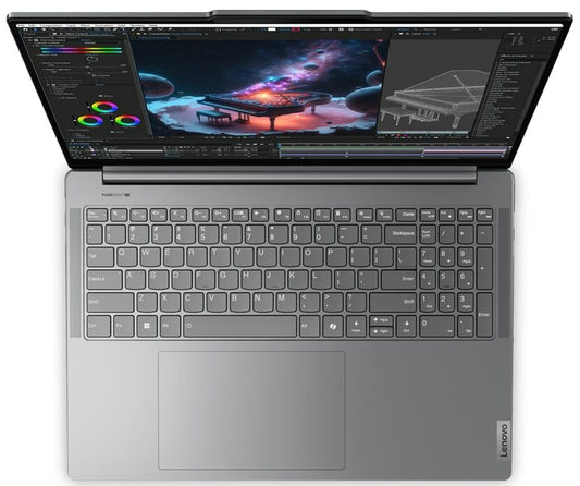 Laptop Lenovo Yoga Pro 9 (16IMH9), Intel Core Ultra 9 185H Hasta 5.1 GHz, RAM 32GB, SSD 1TB, 8GB NVIDIA GeForce RTX 4060, Mini-LED 16" 3.2K, Touch a 165Hz, 100% DCI-P3, Windows 11 Pro