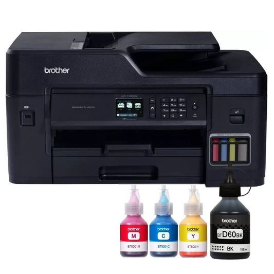Impresora Brother Multifuncional MFC-T4500DW, Impresora, Copiadora, y Escáner, A3, sistema de tanque de tinta, USB, Wi-Fi.