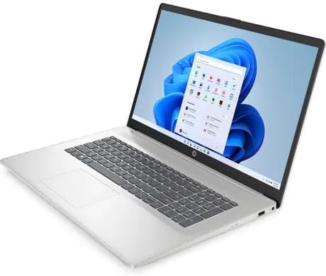 Laptop HP Essential 17-CN2083DX, Intel Core i3-1215U Hasta 4.4 GHz, RAM 8GB, SSD 256GB, LED 17" Full HD, Windows 11 Home