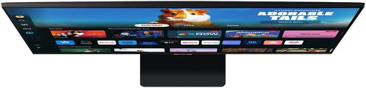 Monitor Samsung Smart M5 S32CM, 32" LED Full HD (1920x1080) con HDR, USB, HDMI 1.4, Altavoces integrados, Smart TV, APPS, Wi-Fi, Gaming HUB, Bluetooth