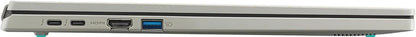 Laptop ACER Aspire Vero AV16-51P, Intel Core Ultra 7 155U Hasta 4,8 GHz, RAM 16GB, SSD 512GB, LED 16" 2K WQXGA, Windows 11 Home