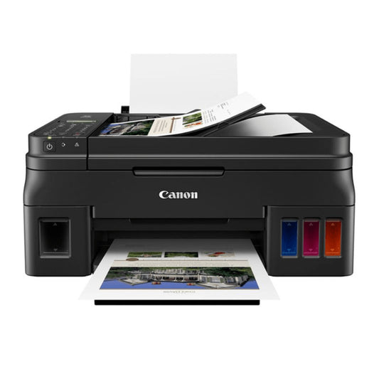Impresora Canon Multifuncional PIXMA G4110, ADF, WiFi, USB, A4, LCD 2 lineas, alta productividad y rendimiento.
