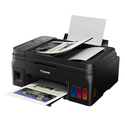 Impresora Canon Multifuncional PIXMA G4110, ADF, WiFi, USB, A4, LCD 2 lineas, alta productividad y rendimiento.