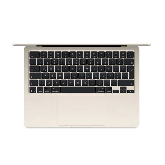 Laptop Apple MacBook Air 13.6, Chip M4, RAM 16GB, SSD 256GB, Pantalla Liquid Retina 13.6’’ (2560x1664), TrueTone, Peso 1.2 kg, MacOS (Starlight)