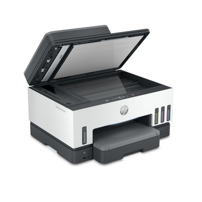 Impresora HP Multifuncional Smart Tank 790, Impresión Dúplex, Velocidad 15ppm, Fax, USB 2.0, Wi-Fi, RJ45, Color/BNegro, A4, ADF