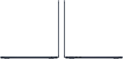 Laptop Apple MacBook Air 15.3, Chip M3, RAM 8GB, SSD 512GB, Pantalla Liquid Retina 15.3’’ (2880x1864), TrueTone, Touch ID, Peso 1.5 kg, MacOS (Midnight)