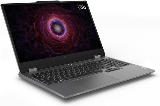 Laptop Lenovo LOQ 15ARP9 (15'') Gaming, AMD Ryzen 7 7435HS Hasta 4.5 GHz, RAM 24GB, SSD 512GB, 6GB NVIDIA GeForce RTX 4050, LED 15.6" FHD 144 Hz