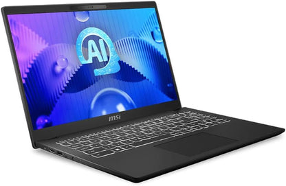Laptop MSI Modern 15 H AI C1M, Intel Core Ultra 9 185H Hasta 5.1 GHz, RAM 32GB, SSD 1TB, LED 15.6" FHD Touch, Windows 11 Home