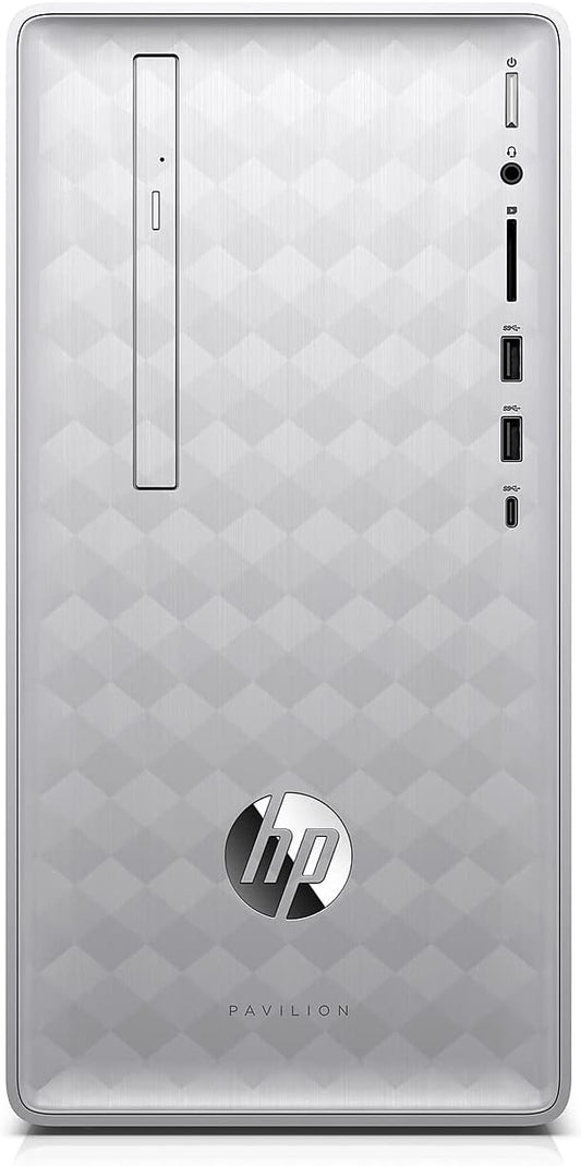 Combo-PC HP Pavilion 590-P0109, AMD A12-9800 3.8GHz, RAM 12GB, SSD 128GB + HDD 2TB, Wi-Fi, DVD-RW, Windows 10 Home + Monitor 22''