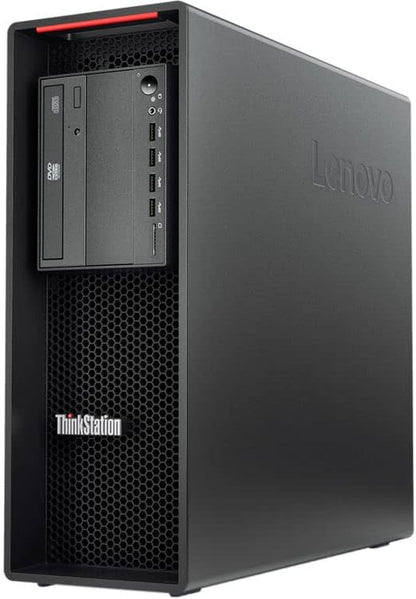 PC Lenovo WorkStation ThinkStation P520 Tower, Intel Xeon W-2135 Hasta 4.5 GHz, RAM 32GB, SSD 1TB + HDD 2TB, 4GB NVIDIA Quadro T1000, Wi-Fi, 690W, Windows 10 Pro