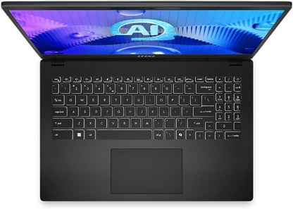 Laptop MSI Modern 15 H AI C1M, Intel Core Ultra 9 185H Hasta 5.1 GHz, RAM 32GB, SSD 1TB, LED 15.6" FHD Touch, Windows 11 Home