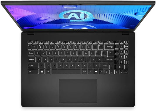 Laptop MSI Modern 15 H AI C1M, Intel Core Ultra 9 185H Hasta 5.1 GHz, RAM 32GB, SSD 1TB, LED 15.6" FHD Touch, Windows 11 Home