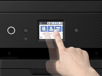 Impresora EPSON Multifuncional Ecotank ET-4850 (4-en-1), Impresión Dúplex a color (A4), ADF, Wi-Fi, Red, Fax, Pantalla 2.4'' Táctil, Sistema de tintas Supertank (Oficinas y Mypes)