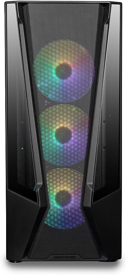 Combo-PC iBUYPOWER Mirage Gaming, Intel Core i7-14700F Hasta 5.4 GHz, RAM 16GB, SSD 1TB, Video 8GB NVIDIA GeForce RTX 4060, 600W 80 Plus Gold, Wi-Fi 6, Windows 11 Home + Monitor Gamer Curvo de 24'' a 165Hz/1ms
