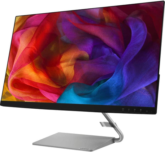 Monitor Lenovo Lenovo Q27Q-10 de 27", IPS WLED QHD (2560x1440), HDMI, DP, 16:9, 300 nits, 4 ms, Antirreflectante, AMD FreeSync, VESA