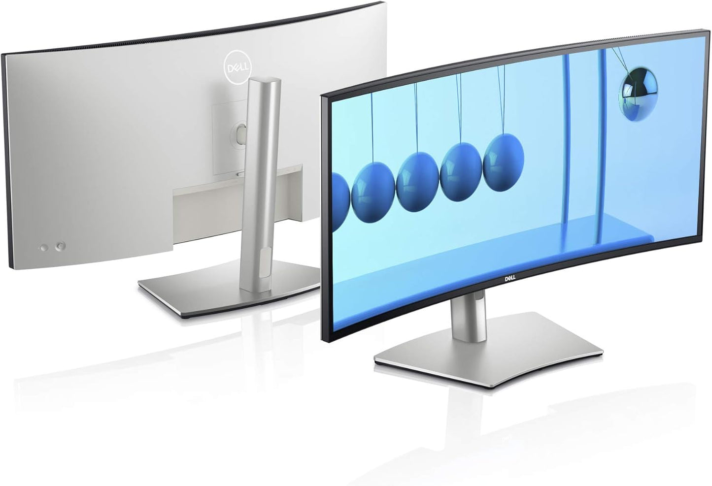 Monitor DELL Curvo UltraSharp U3421WE de 34", Resolución WQHD 2K (3440x1440) IPS, sRGB 99%, Rec. 709, 95% DCI-P3, 2xHDMI, 1xDP, 1x USB-C, RJ-45, Pivoteable