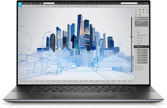 Laptop Dell Workstation Precision 5760, Intel Core i7-11850H Hasta 4.8 GHz, RAM 16GB, SSD 512GB, Video 4 GB NVIDIA Quadro RTX A2000, LED 17.3" UHD+ 4K Touch, Windows 11 Pro