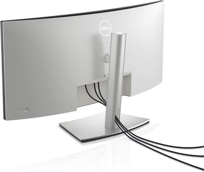 Monitor DELL Curvo UltraSharp U3421WE de 34", Resolución WQHD 2K (3440x1440) IPS, sRGB 99%, Rec. 709, 95% DCI-P3, 2xHDMI, 1xDP, 1x USB-C, RJ-45, Pivoteable