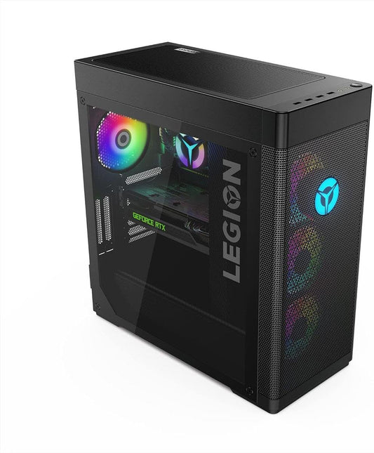 PC Lenovo Legion Tower T7 34IAZ7 Gaming, Intel Core i7-12700K Hasta 4.9 GHz, RAM 64GB, SSD 1TB, Video 12GB NVIDIA GeForce RTX 4070, PSU 850W Gold, Wi-Fi 6E, Windows 11 Home