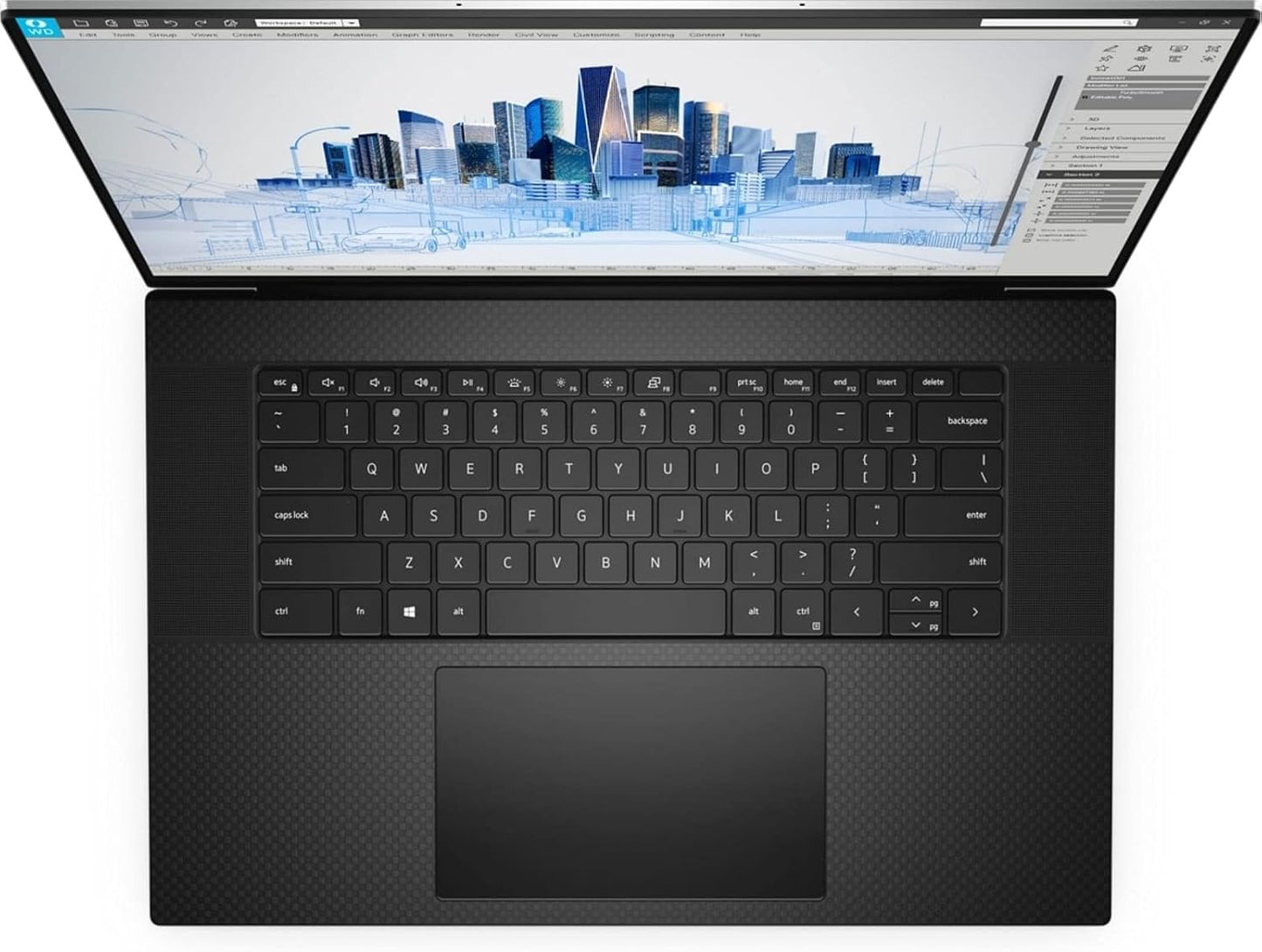 Laptop Dell Workstation Precision 5760, Intel Core i7-11850H Hasta 4.8 GHz, RAM 16GB, SSD 512GB, Video 4 GB NVIDIA Quadro RTX A2000, LED 17.3" UHD+ 4K Touch, Windows 11 Pro