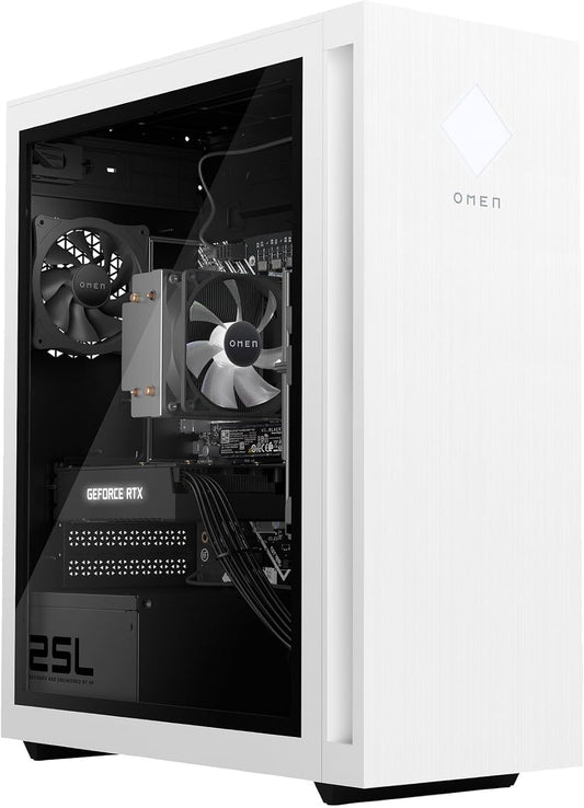 PC HP Omen 25L GT15 Gaming, Intel Core i5-14400F Hasta 4.7GHz, RAM 32GB, SSD 1TB, Video 8GB NVIDIA GeForce RTX 4060, Windows 11 Home