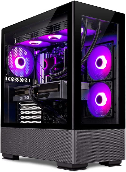 PC SKYTECH Azure 2 Black, Core i7 13700K Hasta 5.4 GHz, RAM 64GB, SSD 2TB, 16GB ‎NVIDIA GeForce RTX 5070Ti, Wi-Fi 6E, Refrigeración Líquida, Windows 11 Home
