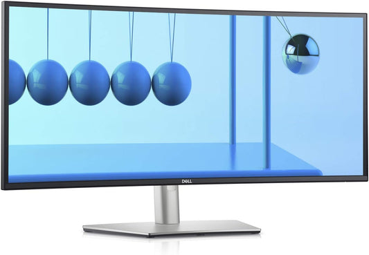 Monitor DELL Curvo UltraSharp U3421WE de 34", Resolución WQHD 2K (3440x1440) IPS, sRGB 99%, Rec. 709, 95% DCI-P3, 2xHDMI, 1xDP, 1x USB-C, RJ-45, Pivoteable