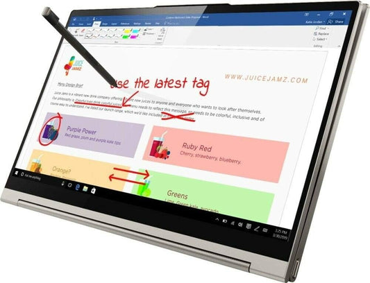 Convertible Lenovo Yoga C940-15IRH 2-en-1, Intel Core i9-9880H 2.3GHz, RAM 16GB, SSD 2TB, Video 4GB Nvidia GTX 1650, LED 15.6" Ultra HD 4K Touch, Windows 10 Home