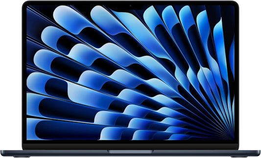 Laptop Apple MacBook Air 15.3, Chip M3, RAM 8GB, SSD 512GB, Pantalla Liquid Retina 15.3’’ (2880x1864), TrueTone, Touch ID, Peso 1.5 kg, MacOS (Midnight)