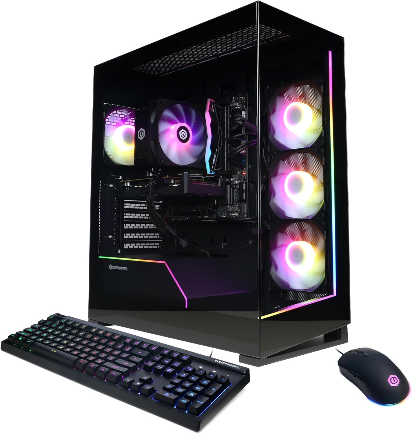 PC CyberPower AI Reactor, Intel Core Ultra 7 265F, 32GB, SSD 2TB, 8GB NVIDIA GeForce RTX 5060, 850W Gold, Wi-Fi 6, Windows 11 Home