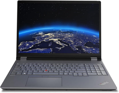 Laptop Lenovo Workstation ThinkPad P16 Gen1, Core i7-12800HX Hasta 4,8 GHz, RAM 16GB, Sólido SSD 512GB PCIe, Video 4 GB NVIDIA Quadro RTX A1000, Pantalla 16.0'' WQXGA, Windows 11 Pro