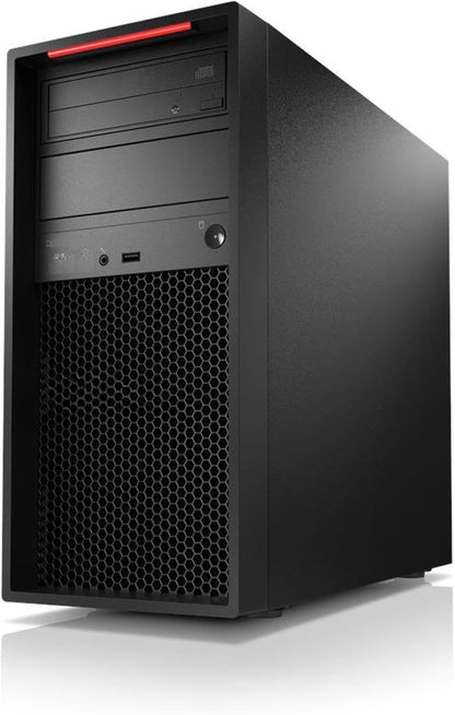 PC Lenovo ThinkStation P520c Workstation, Xeon W-2125 Hasta 4.5 GHz, RAM 16GB, SSD 512GB, Video 4GB NVIDIA Quadro P1000, Wi-Fi, Windows 10 Pro