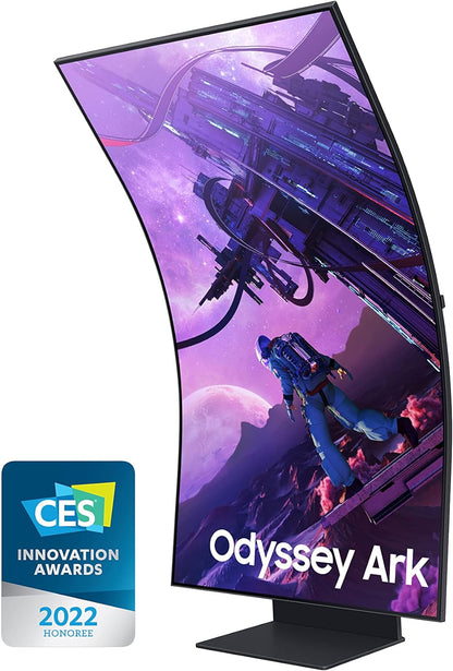 Monitor Samsung Gaming Odyssey ARK LS55BG970NNXGO, 55" VA 4K (3840 x 2160), Curvo (1000R), HDMI, USB2.0, Ethernet, Wi-Fi, Bluetooth, 165 Hz, 1ms, 92%cobertura DCI, FreeSync Premium Pro