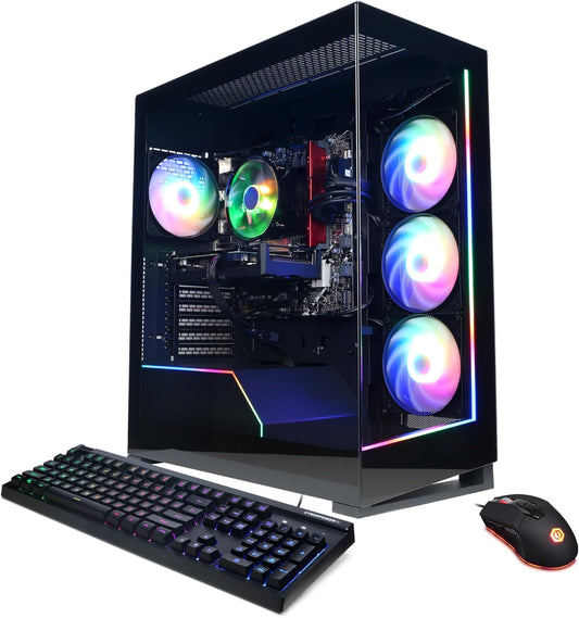 PC CyberPower Striker X Gaming, Intel Core i9-14900KF Hasta 6.0 GHz, RAM 128GB, SSD 2TB PCIe, Video 16 GB NVIDIA GeForce RTX 4070Ti Super, Wi-Fi 6, Power Supply 850W Gold, Water Cooling, Windows 11 Home