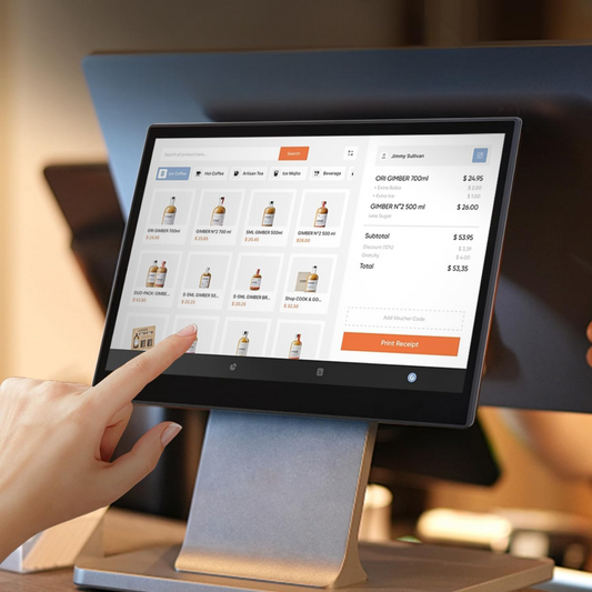 Monitor Lenovo InTOUCH de 15,6", Full HD 1080p, Pantalla táctil (multitáctil), USB-C 3.1 y HDMI/, Compatible con montaje VESA, Android y Windows