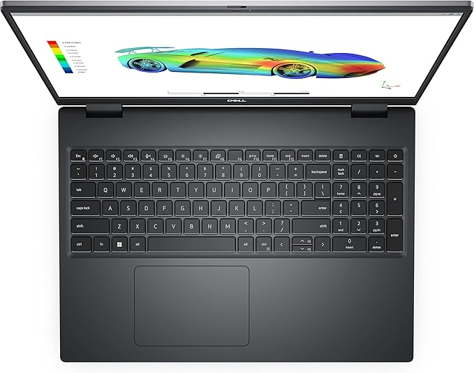 Laptop Dell Workstation Precision 7670, Intel Core i7-12850HX Hasta 4.8 GHz, RAM 32GB, SSD 512GB, Video 8GB NVIDIA Quadro RTX A2000, LED 16" FHD+, Windows 11 Pro