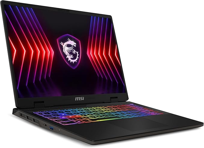 Laptop MSI Sword 16 HX Gaming, Core i9-14900HX Hasta 5.8 GHz, RAM 32GB, SSD 1TB, 8GB NVIDIA GeForce RTX 4070, LED 16" WUXGA a 165Hz, Windows 11 Home