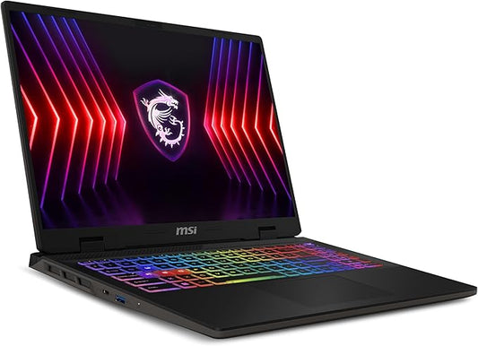 Laptop MSI Sword 16 HX Gaming, Core i9-14900HX Hasta 5.8 GHz, RAM 32GB, SSD 1TB, 8GB NVIDIA GeForce RTX 4070, LED 16" WUXGA a 165Hz, Windows 11 Home