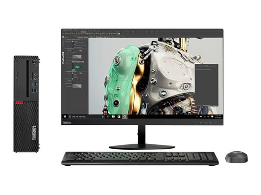Combo-PC Lenovo ThinkCentre M75s SFF, AMD Ryzen 7 Pro 3700 3.6 GHz, RAM 16GB, SSD 256GB + HDD 1TB, Video 2GB AMD Radeon 520, DVD-RW, Windows 10 Pro + Monitor de 24''