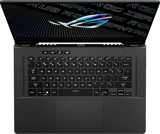 Laptop ASUS ROG Zephyrus G15 GA503QS-212 Gaming, AMD Ryzen 9 5900HS Hasta 4.6 GHz, RAM 40GB, SSD 2TB, Video 8 GB NVIDIA RTX 3080, LED 15.6" WQHD con 165Hz, 100% DCI-P3, Windows 11 Home