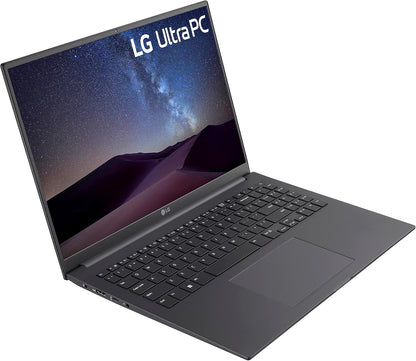 Laptop LG Ultra 16U70R, AMD Ryzen 7 7730U 2.0 GHz, RAM 16GB, SSD 1TB, LED 16" IPS WUXGA (1920x1200), Diseño Premium, 1.6 Kg de peso, Windows 11 Pro