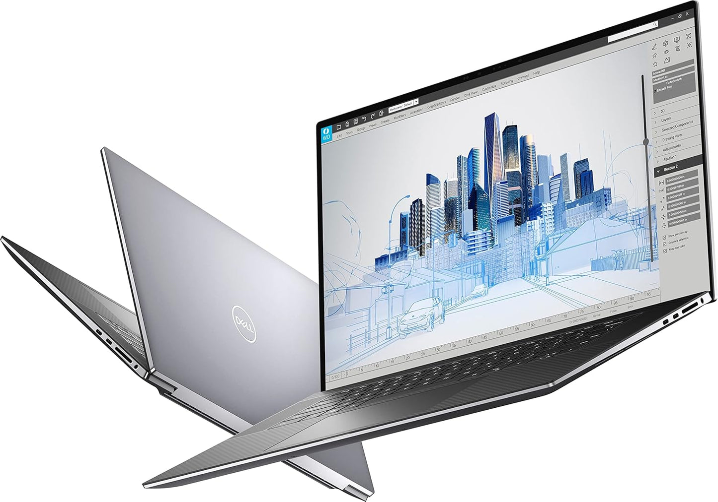 Laptop Dell Workstation Precision 5760, Intel Core i7-11850H Hasta 4.8 GHz, RAM 16GB, SSD 512GB, Video 4 GB NVIDIA Quadro RTX A2000, LED 17.3" UHD+ 4K Touch, Windows 11 Pro